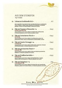 Our Menu - Defermo
